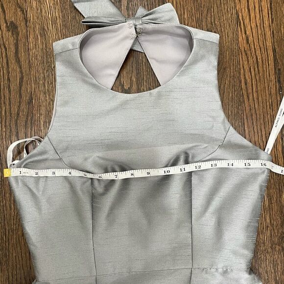 ALFRED SUNG Dupioni Trumpet Gown - Picture 9 of 13